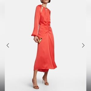 VERONICA BEARD Fayla chain cutout midi dress